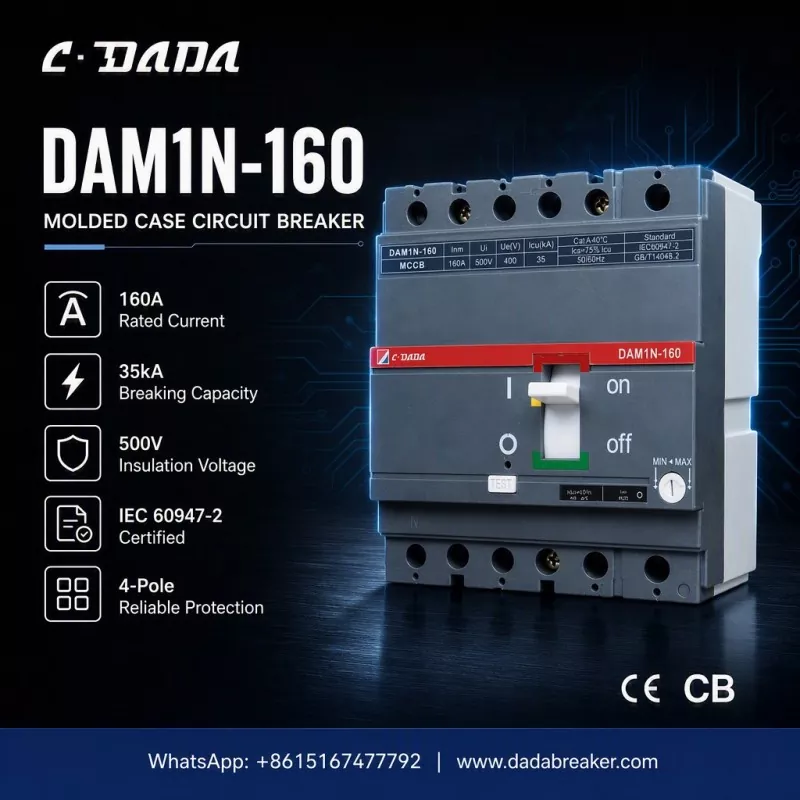 הגנה מדויקת עבור רשתות תעשייתיות: C·DADA DAM1N-160 MCCB